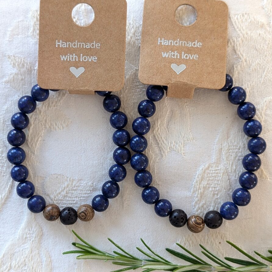 Blue rock bracelet